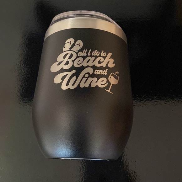 Source Unknown Other - WINE CUP NWT Beach and Wine